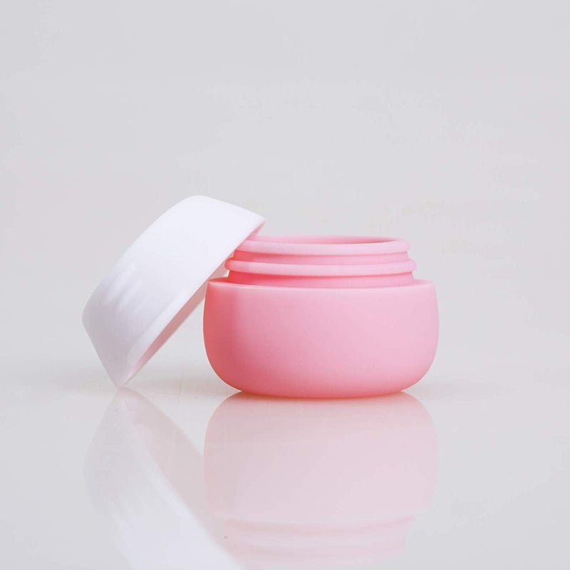 Gemice Silicone Cream Jars, TSA Approved Travel Size Containers - Leak-proof Travel Accessories with Lid for Cosmetic Makeup Face Body Hand Cream (4 Pieces) - Image 3